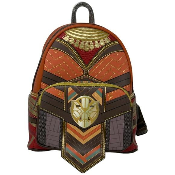 Loungefly Marvel Black Panther Wakanda Forever Okoye Cosplay Mini Backpack NEW - Picture 2 of 16